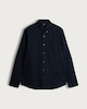 image 4 of F&F Pure Cotton Slim Fit Button Down Oxford Shirt in Navy