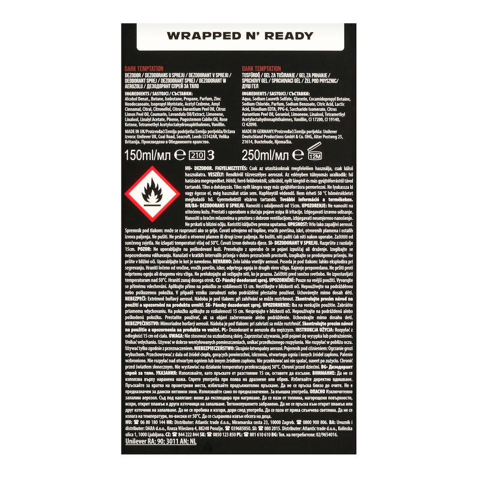 obrázok 1 z Axe Dark Temptation darčeková kazeta pre muža