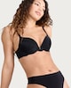 image 3 of F&F Floral Lace Wired Push Up Bra in Black