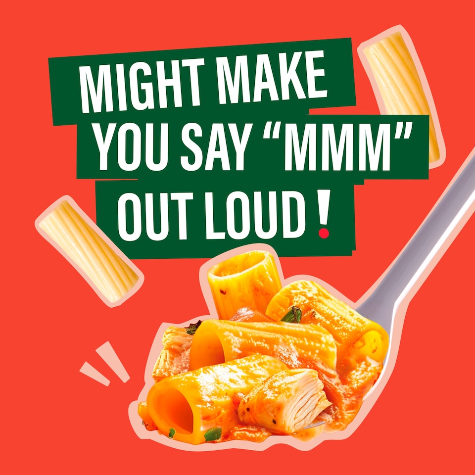 image 1 of Dolmio Feasts Creamy Tomato and Chicken Rigatoni Pasta Ready Meal 250g