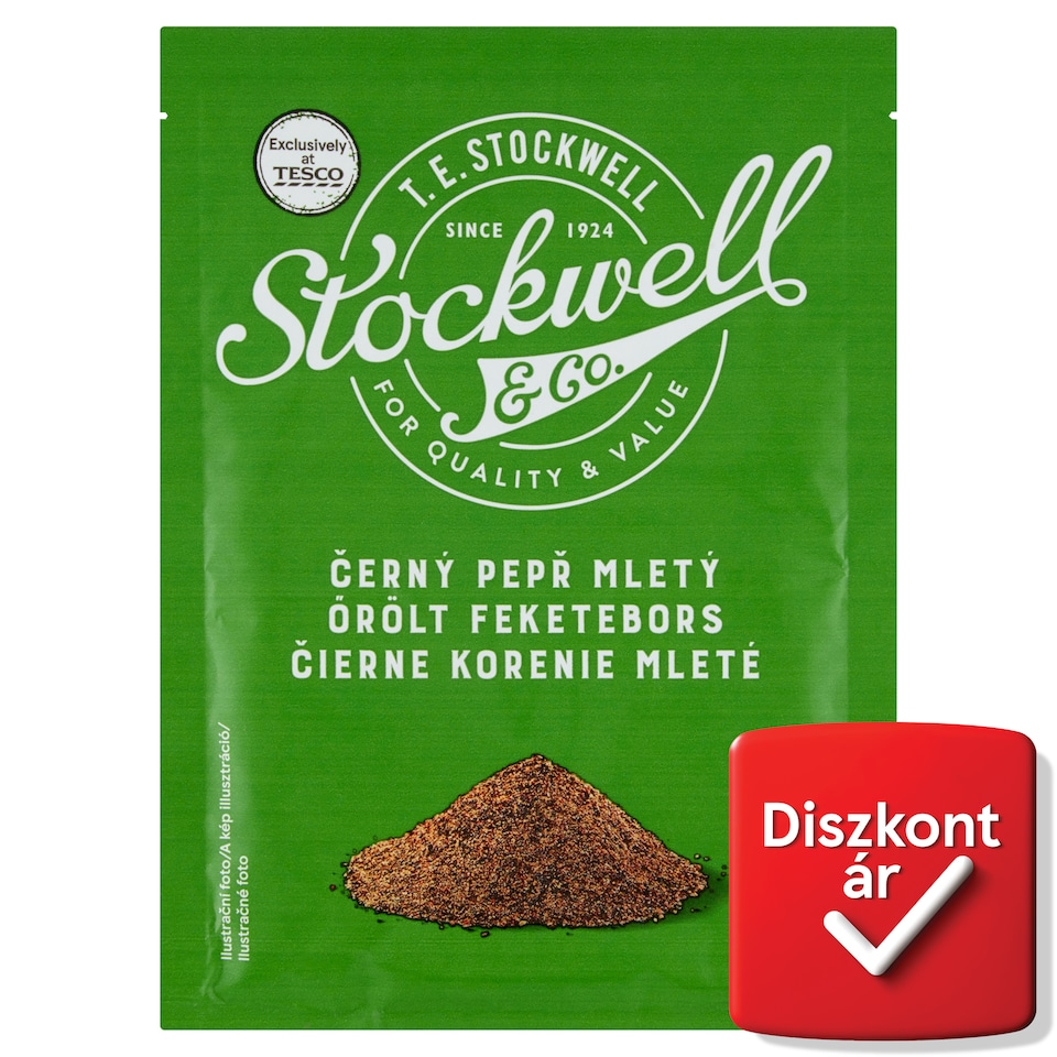 Stockwell & Co. őrölt feketebors 20 g