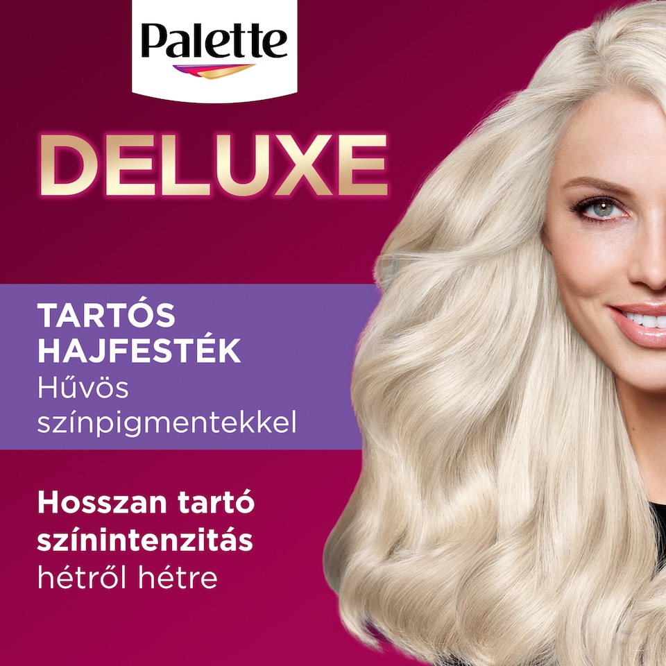 Palette Deluxe 11-11 ultra titánium tartós hajfesték  1. kép