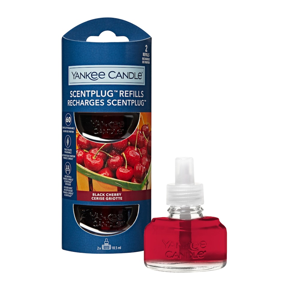 image 1 of Yankee Classic Black Cherry Plug Refill 2X18.5Ml