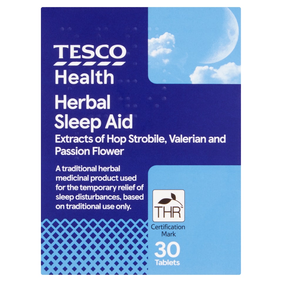 Tesco Health Herbal Sleep Aid Tablets 30s