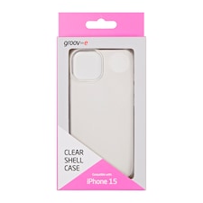 GROOV-E IPHONE 15 CLEAR CASE
