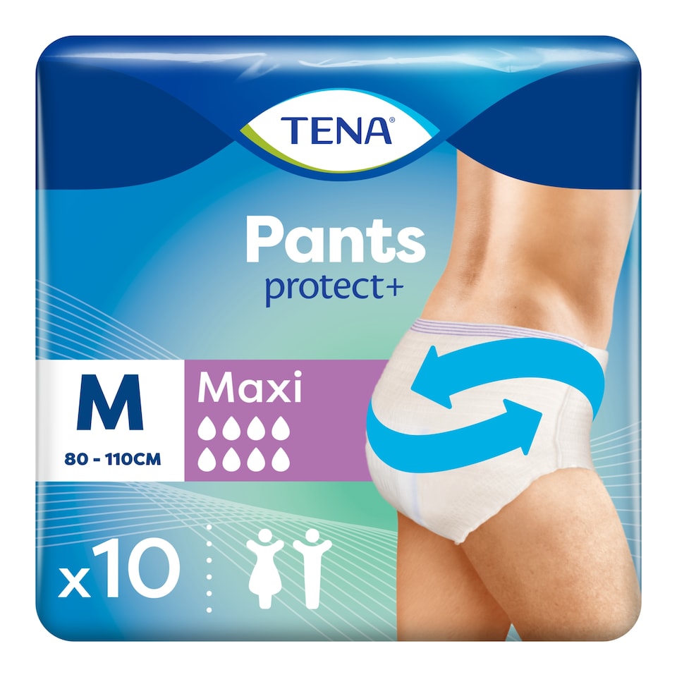 image 1 of TENA Incontinence Pants Maxi Size Medium 10 pack