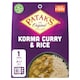 image 1 of Patak's Korma Curry & Rice Ready Meal Kit 250g