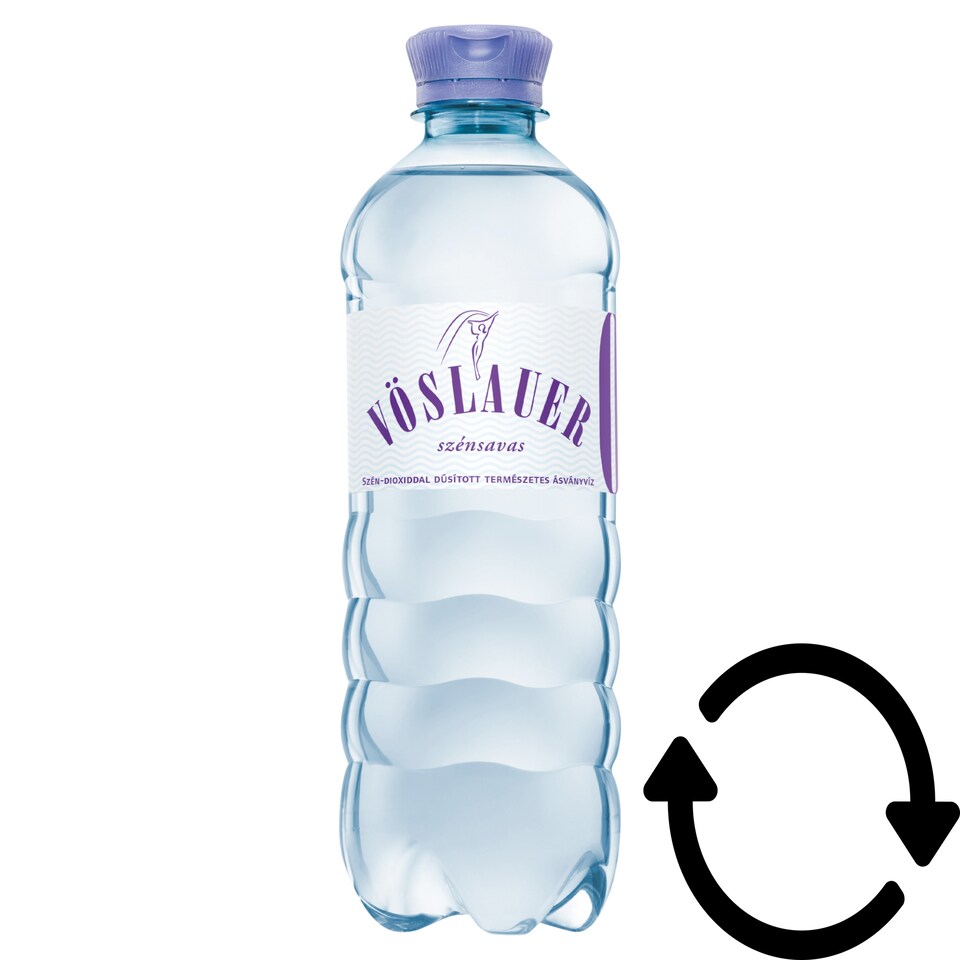 Vöslauer szén-dioxiddal dúsított természetes ásványvíz 0,5 l