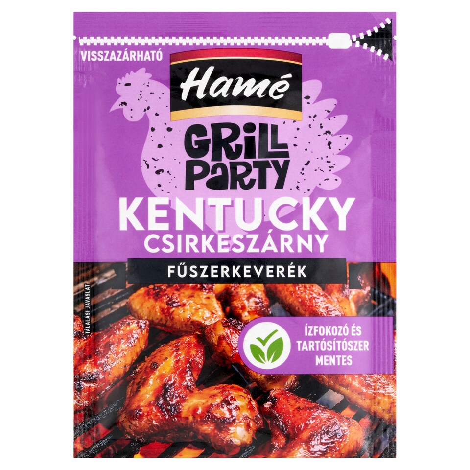 image 1 of Hamé Grill Party Kentucky Chicken Wings Seasoning Mix 28 g