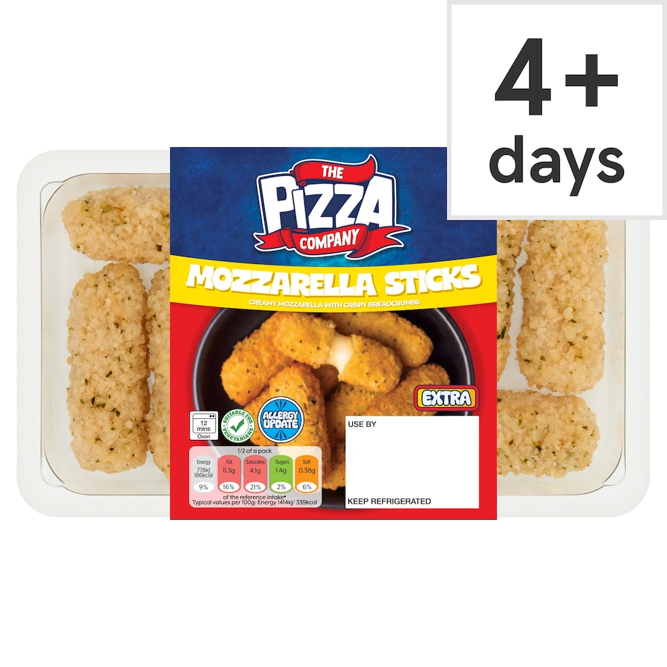 The Pizza Company Mozzarella Sticks 120g