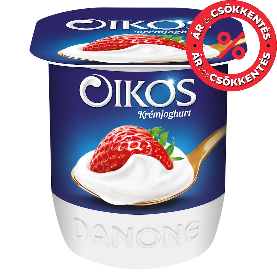 Danone Oikos élőflórás epres krémjoghurt 125 g