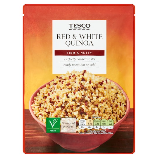 Tesco Microwave Red And White Quinoa 250G Tesco Groceries