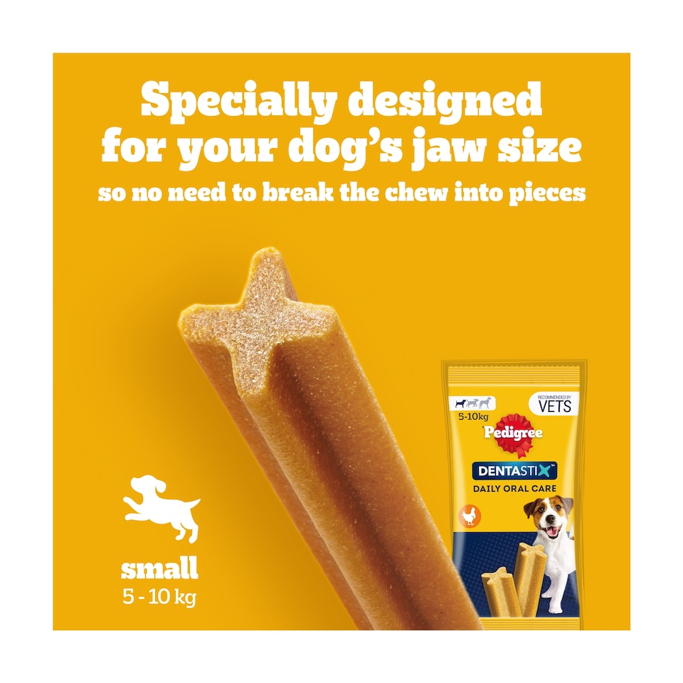image 1 of Pedigree Dentastix Daily Small Dog Treats 35 Dental Sticks