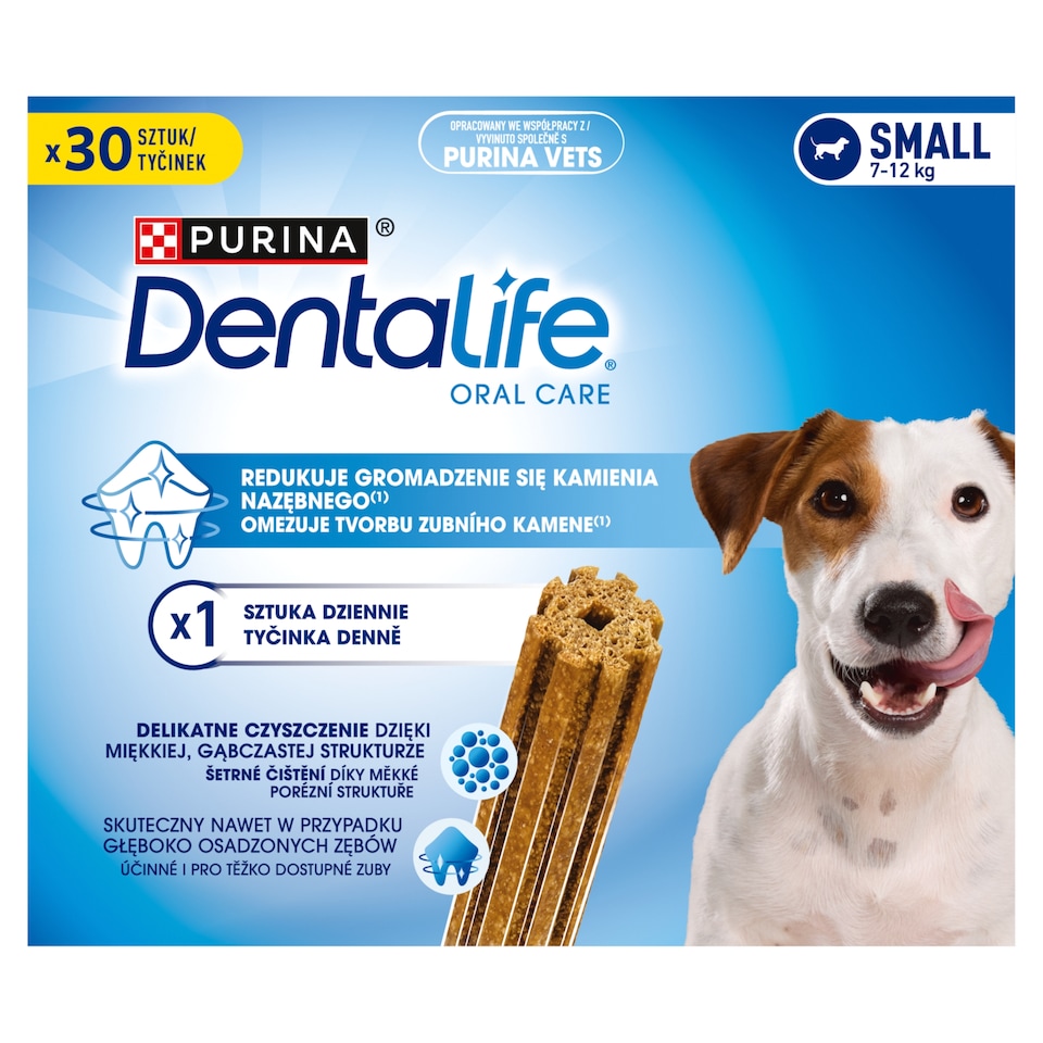 image 1 of Purina Dentalife Oral Care Small 7-12 kg Complementary Pet Food for Adult Dogs 10 x 49 g (490 g)