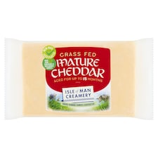 Isle Of Man Creamery Mature Cheddar Cheese 350 G