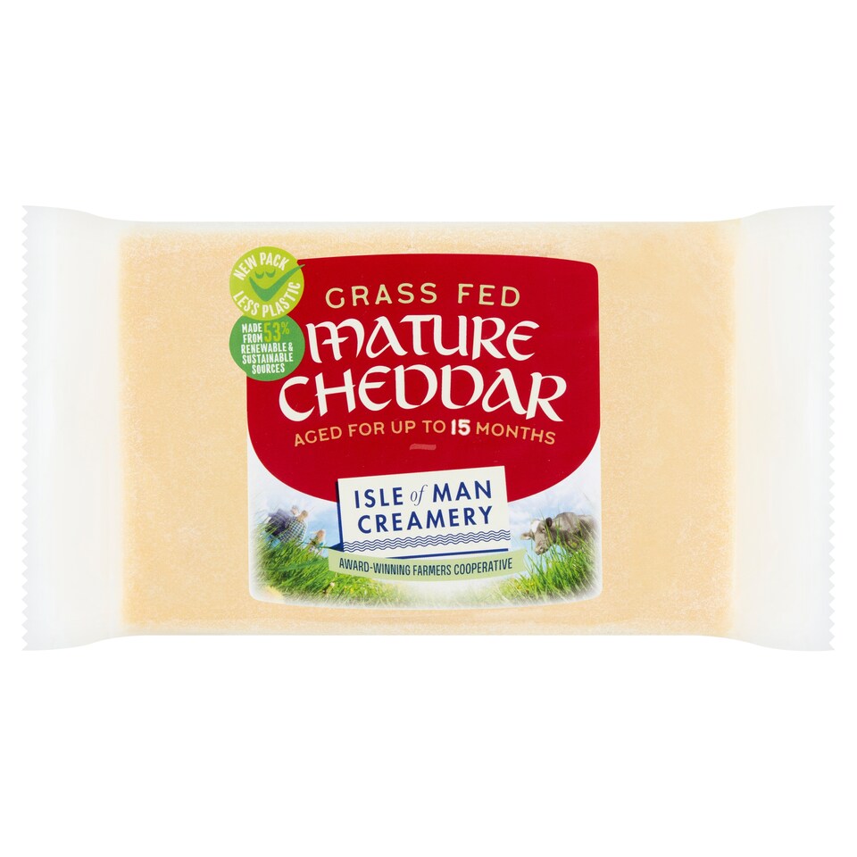 Isle Of Man Creamery Mature Cheddar Cheese 350 G