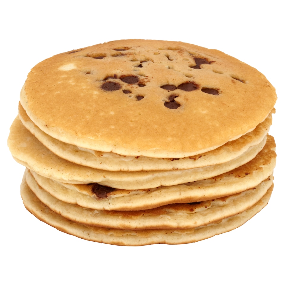 image 1 of Tesco American Style Chocolate Chip Pancakes 6 Pack