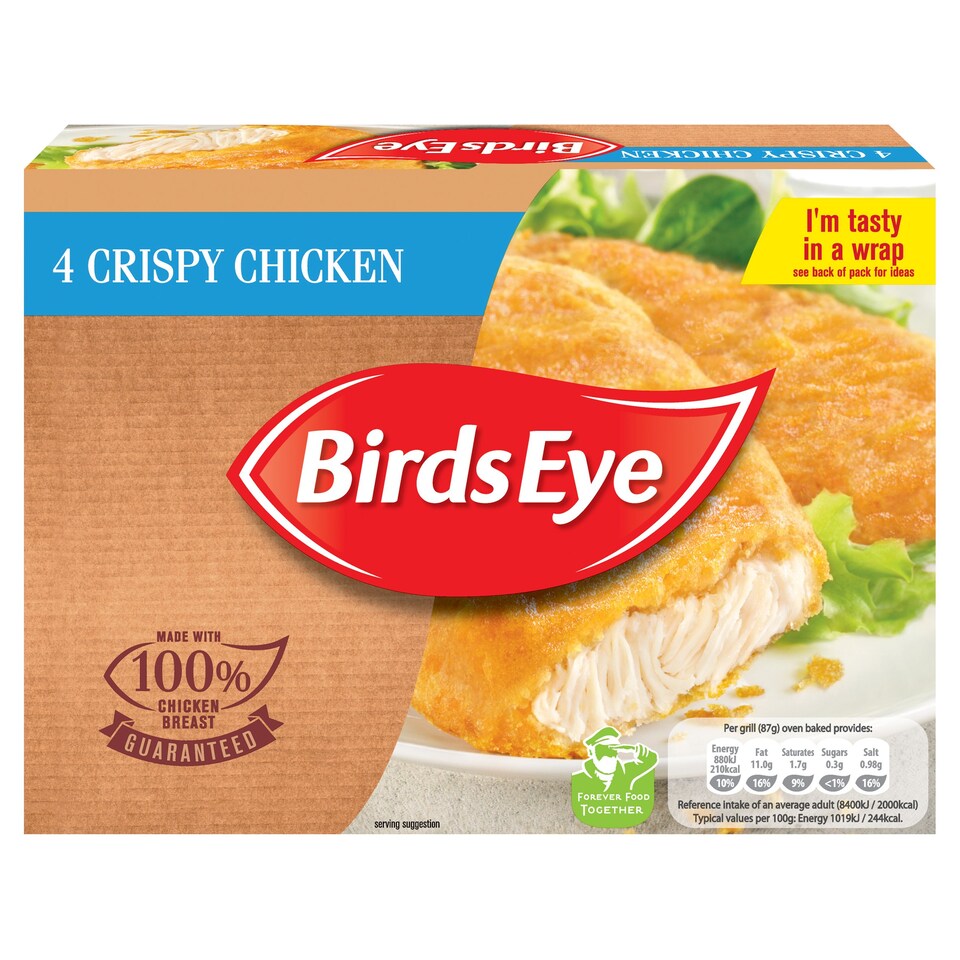 Birds Eye 4 Crispy Chicken 340G