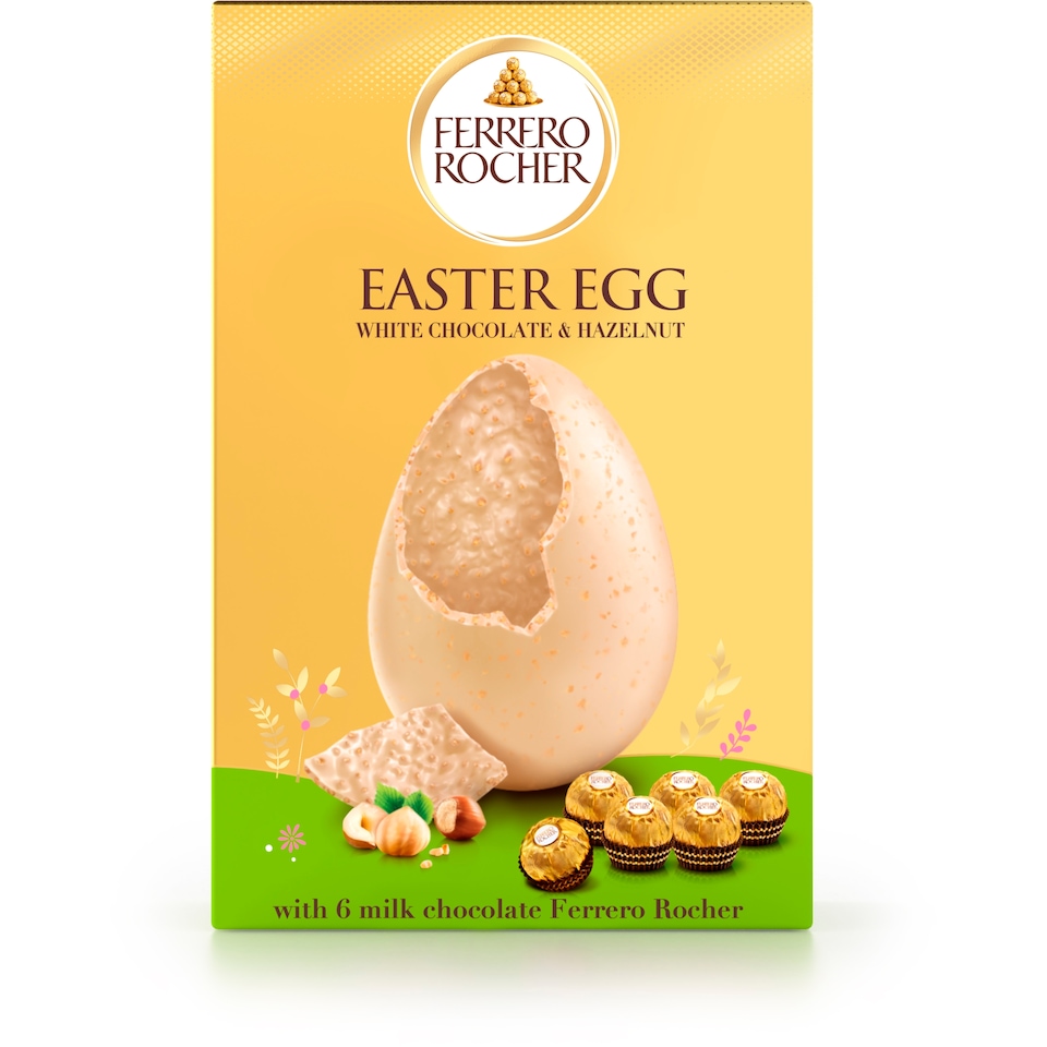image 1 of Ferrero Rocher Golden E/Egg With White Chocolate 250G