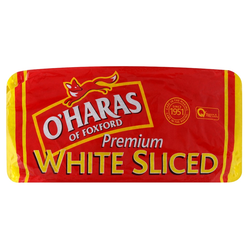 O'hara Sliced Pan White 800G (W)