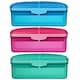 image 2 of Sistema Slimline Quaddie Food Storage 1.5L with Water Bottle