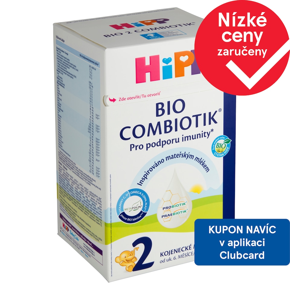 HiPP Combiotik 2 bio kojenecké mléko od uk. 6. měsíce 700g
