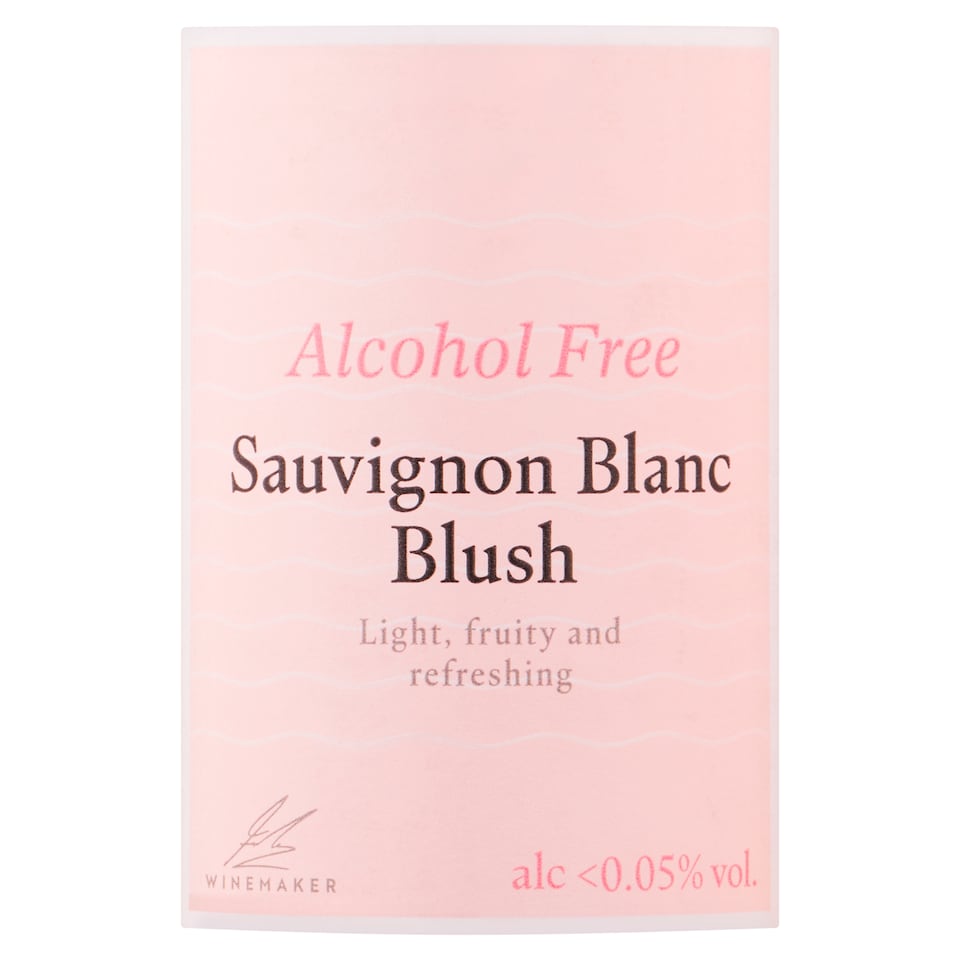 image 1 of Vineyards Sauvignon Blanc Blush Non-Alcoholic Drink Made from De-Alcoholized Rose Wine 750 ml