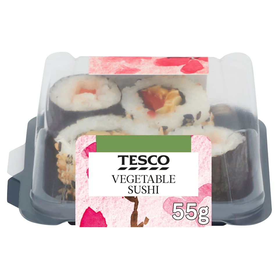 Tesco Vegetable Sushi Snack 55G