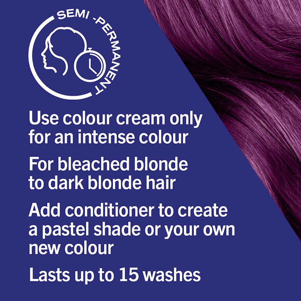 image 1 of Schwarzkopf Live Ultra Brights 094 Purple Punk Hair Dye