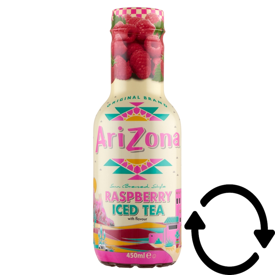Arizona Raspberry Flavoured Non Carbonated Soft Drink 450 ml