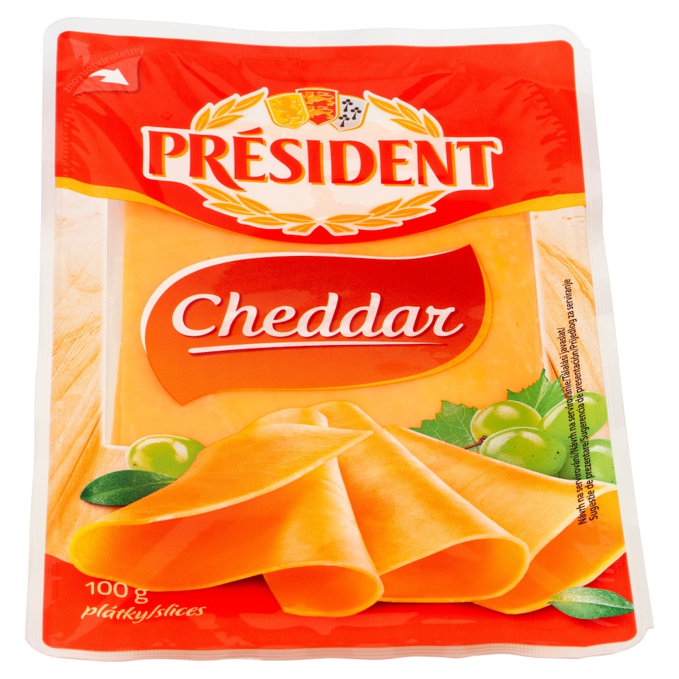 obrázok 1 z Président Cheddar plátky 100 g