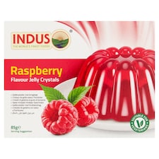 Indus Raspberry Flavour Jelly Crystals 80g