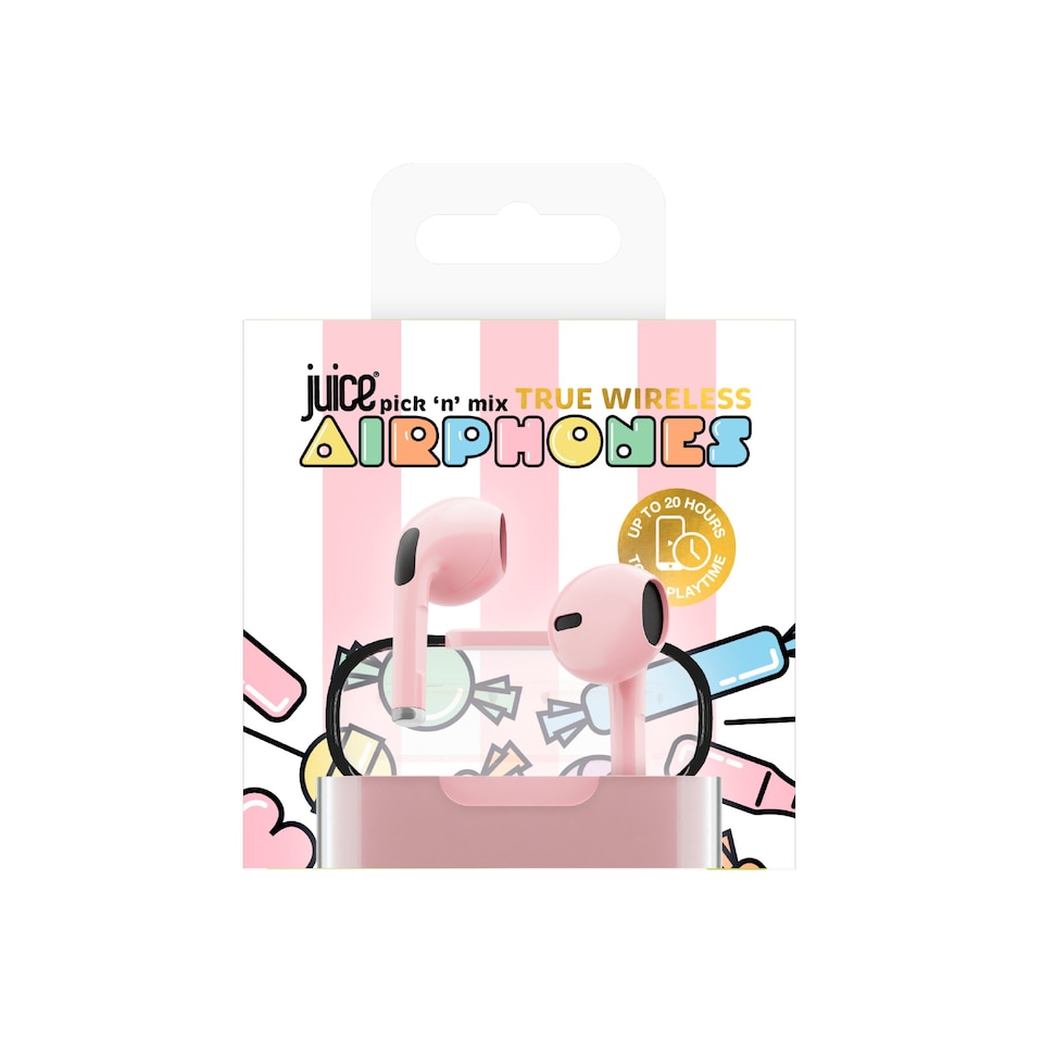 image 1 of Juice Pick and Mix Pink Airphones