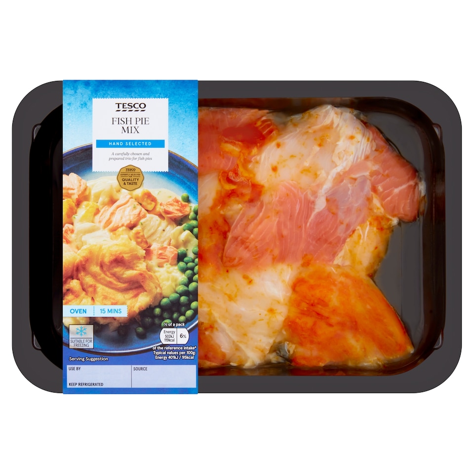 Tesco Fish Pie Mix 250G