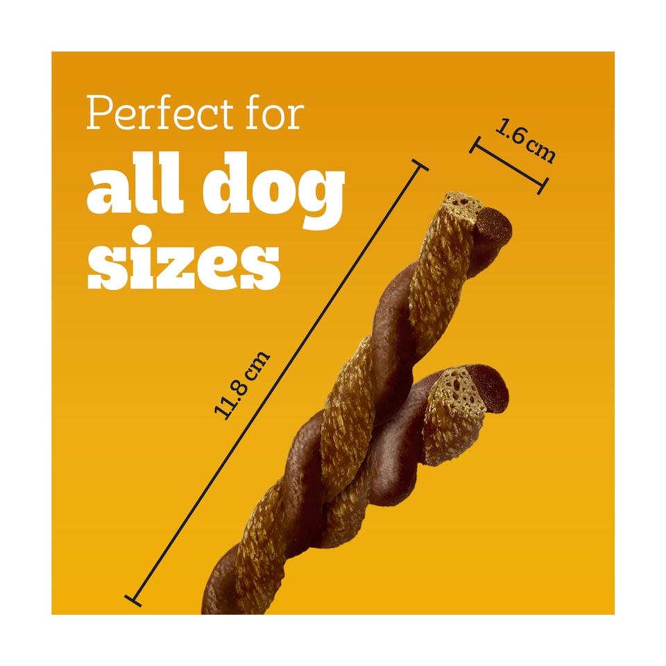 image 1 of Pedigree Rodeo Duos Dog Food Treats Beef & Cheese 7 sticks 123g