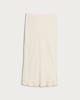 image 4 of F&F Satin Midi Slip Skirt in Cream