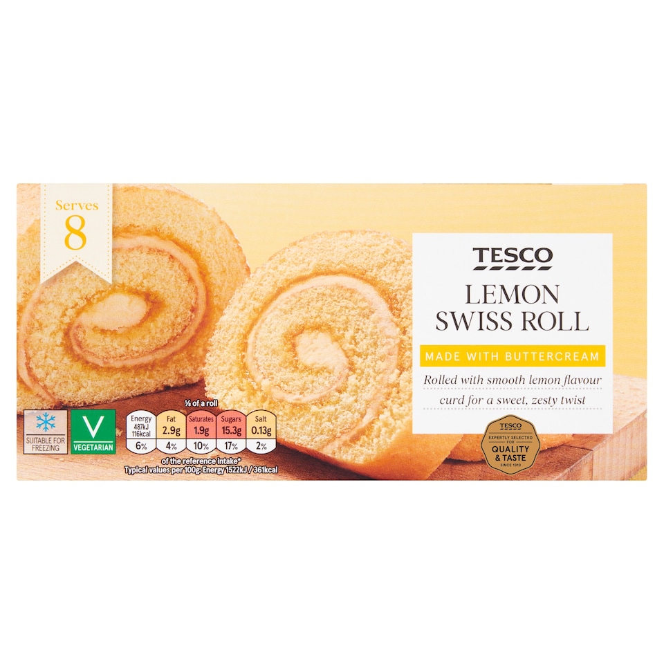 Tesco Lemon Swiss Roll