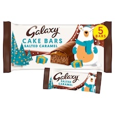 Galaxy Salted Caramel Cake Bars 5 Pack
