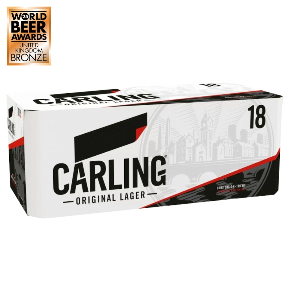 Carling Original Lager Beer Can 18 x 440ml