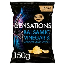 Walkers Sensations Balsamic Vinegar & Onion Crisps 150g