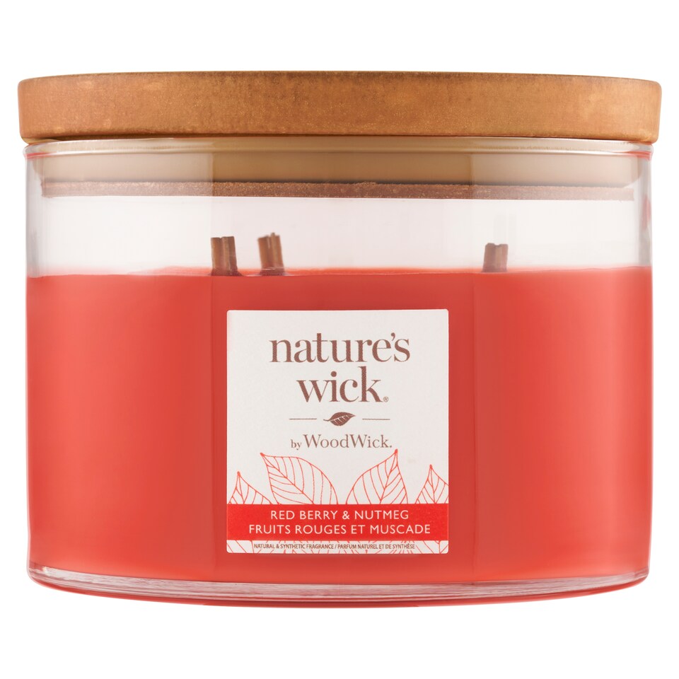 Obrázek 1 pro produkt Nature's Wick Red Berry & Nutmeg Fruits Rouges Et Muscade 433,2g