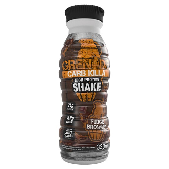 Grenade Carb Killa Shake Fudge Brownie Tesco Groceries