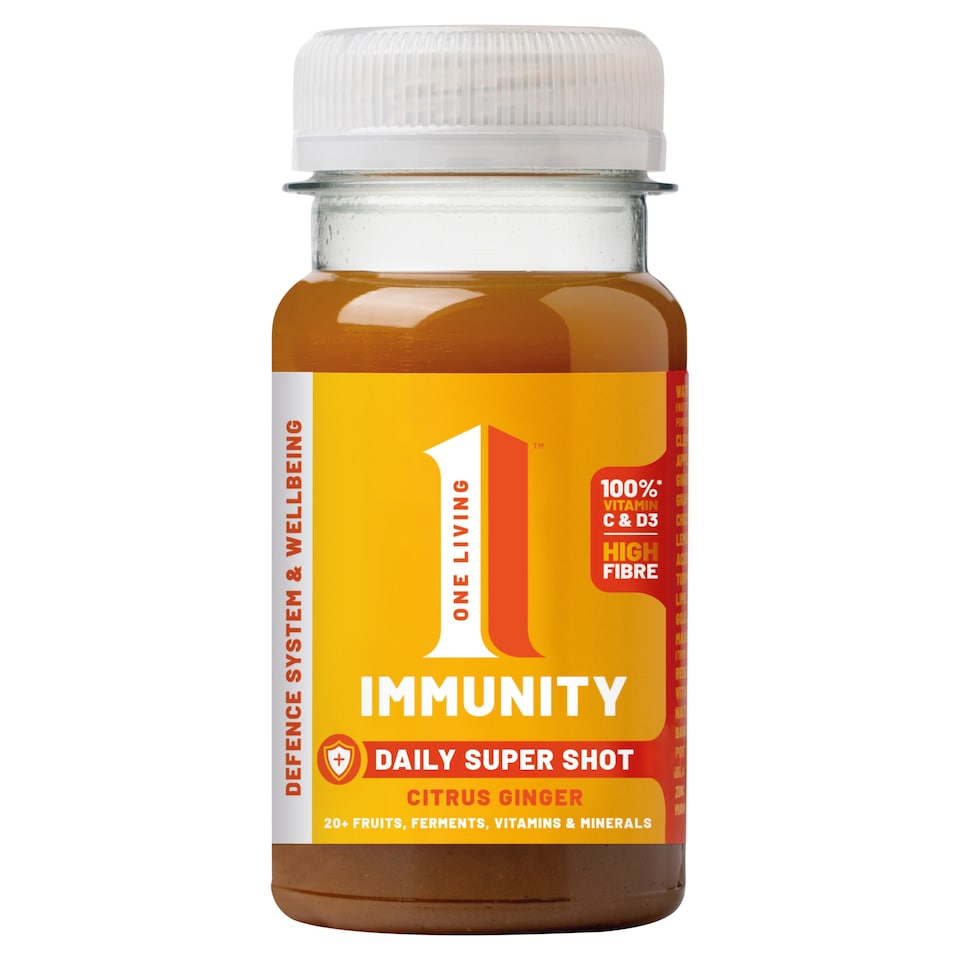 image 1 of One Living Citrus Ginger Immune Health Shot 100ml