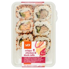 Yo! Crispy Chicken & Duck Rolls 175G