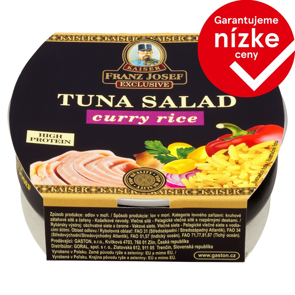 image 1 of Franz Josef Kaiser Exclusive Tuna Salad Curry Rice 160 g
