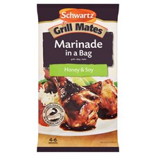 SCHWARTZ GRILL MATES HON & SOY MARINADE 200G
