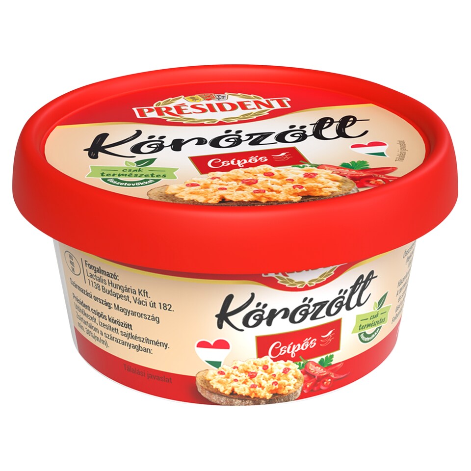 Président csípős körözött 125 g