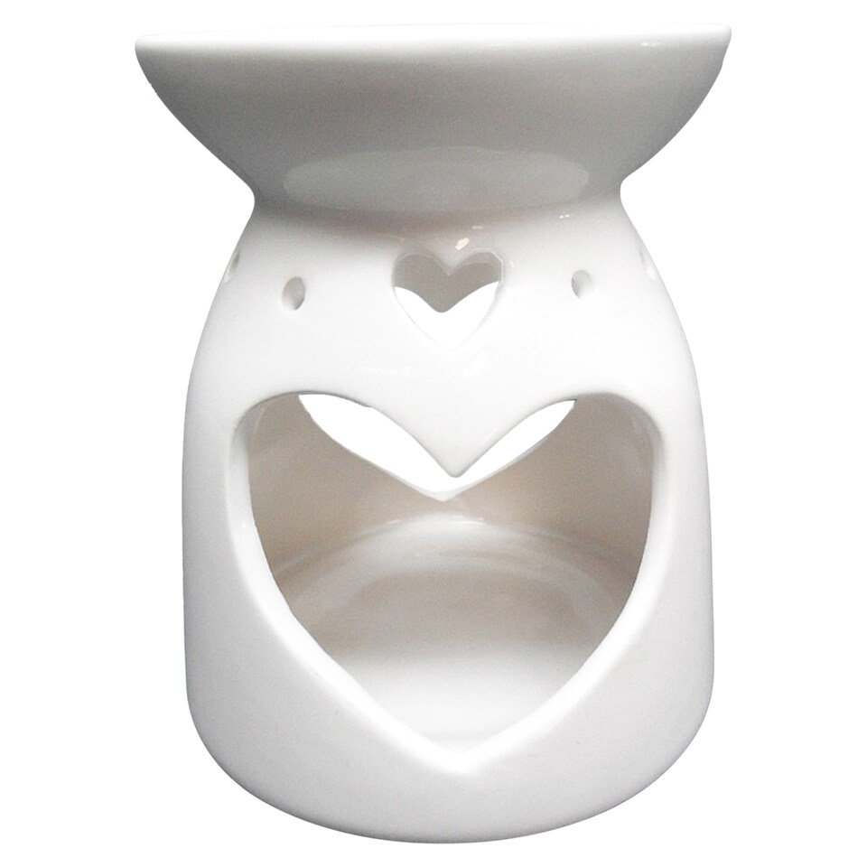 Candlelight White Ceramic Wax Melt Burner