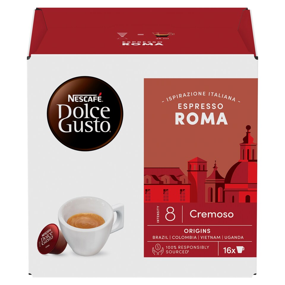 NESCAFÉ Dolce Gusto Espresso Roma - káva v kapsulách - 16 kapsúl v balení