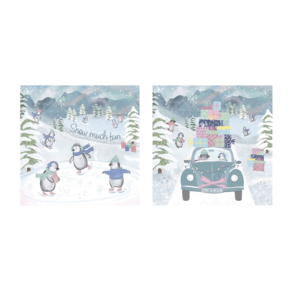 T.  Penguins Cards 10pk